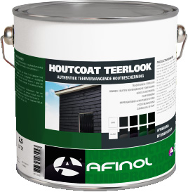Afinol Houtcoat Teerlook Mat Antraciet 2,5 liter Top Merken Winkel